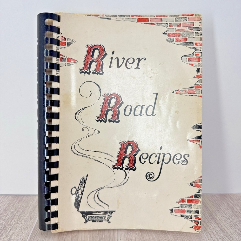 Vintage River Road Recipes Cookbook Junior League Baton Rouge LA Spiral